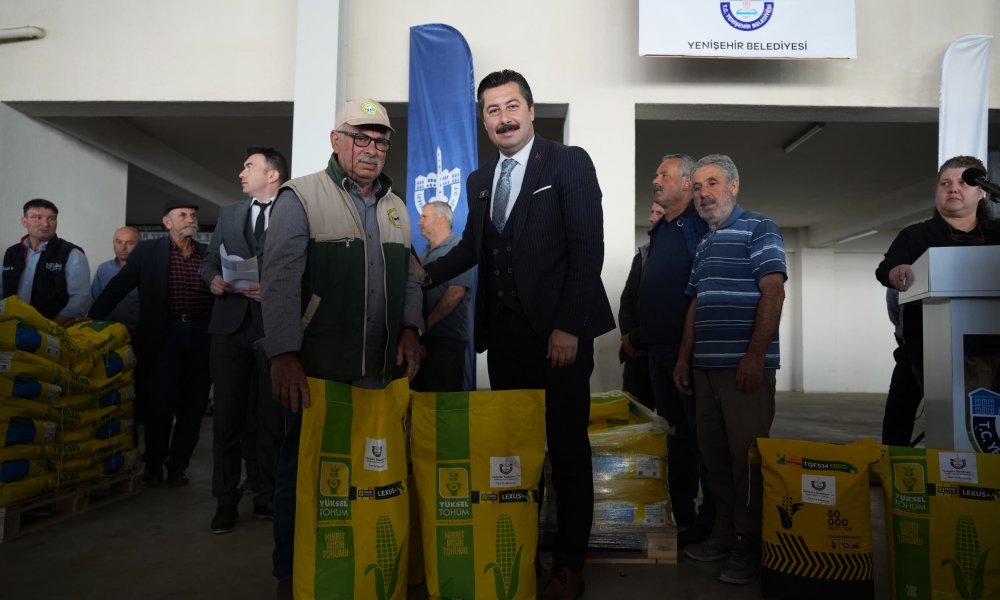 Yenişehir Belediyesi'nden çiftçiye tarihi destek...