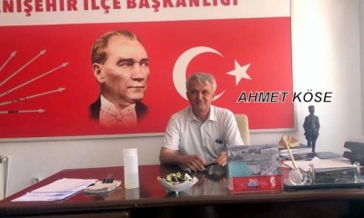 CHP’DE AHMET KÖSE BAŞKANLIĞI BIRAKIYOR