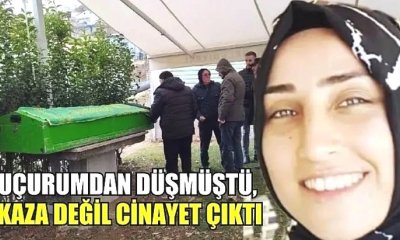 Kaza değil! Ölen kadın, kocası tarafından itilmiş